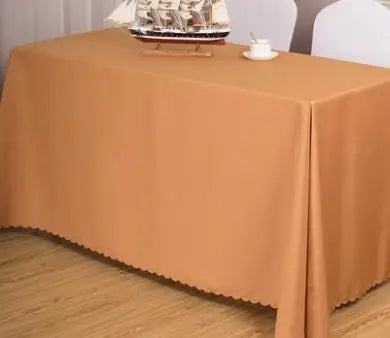 10pcs Rectangular Tablecloths Hotel Banquet Wedding Table Cloth Party Home Decoration