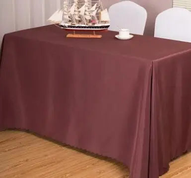 10pcs Rectangular Tablecloths Hotel Banquet Wedding Table Cloth Party Home Decoration