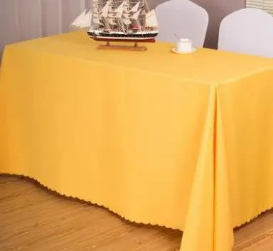 10pcs Rectangular Tablecloths Hotel Banquet Wedding Table Cloth Party Home Decoration