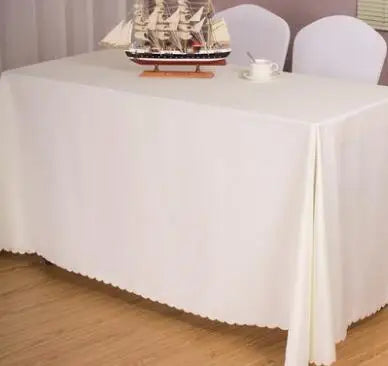 10pcs Rectangular Tablecloths Hotel Banquet Wedding Table Cloth Party Home Decoration