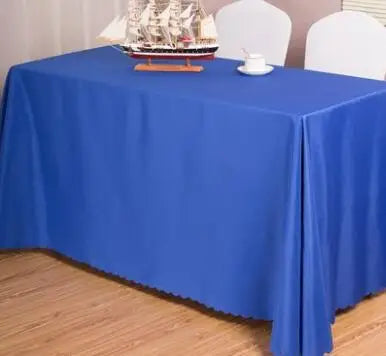 10pcs Rectangular Tablecloths Hotel Banquet Wedding Table Cloth Party Home Decoration