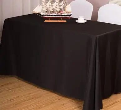 10pcs Rectangular Tablecloths Hotel Banquet Wedding Table Cloth Party Home Decoration