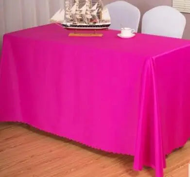 10pcs Rectangular Tablecloths Hotel Banquet Wedding Table Cloth Party Home Decoration