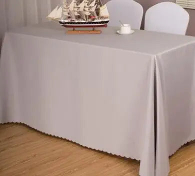 10pcs Rectangular Tablecloths Hotel Banquet Wedding Table Cloth Party Home Decoration