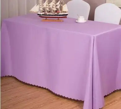 10pcs Rectangular Tablecloths Hotel Banquet Wedding Table Cloth Party Home Decoration