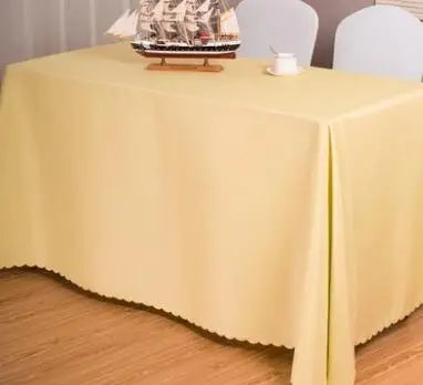 10pcs Rectangular Tablecloths Hotel Banquet Wedding Table Cloth Party Home Decoration