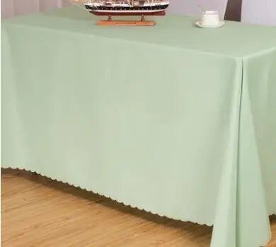10pcs Rectangular Tablecloths Hotel Banquet Wedding Table Cloth Party Home Decoration