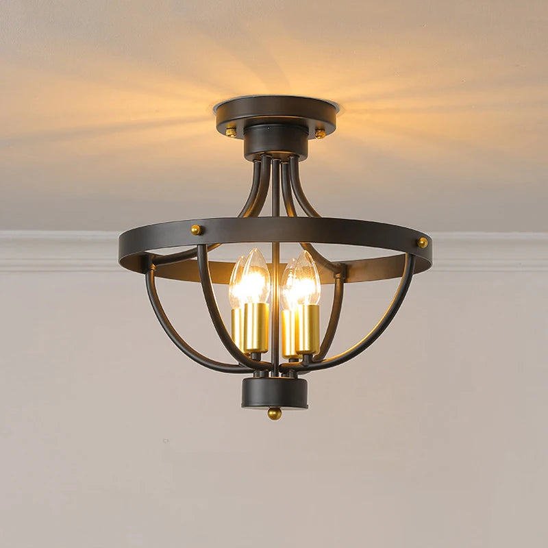 Modern Farmhouse Geometric Chandelier Light Fixture Pendant Lamp for Kitchen  Rustic Hanging Pendant Lighting For Dining Room